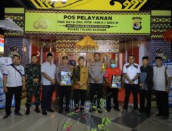 Pj Bupati Tuba Tinjau posko mudik lebaran 2024