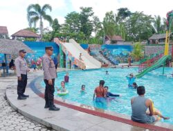 Satbinmas Polres Tulang Bawang Berikan Imbauan Kamtibmas Kepada Pengunjung di Dua Lokasi Rekreasi Pada H+2 Lebaran 2024