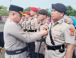AKBP Ade Hermanto Pimpin Sertijab Beberapa PJU Dilingkup Polres Mesuji