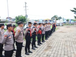 Polres Tulang Bawang Kerahkan Puluhan Personel Amankan Konser Literasi Digital Kominfo RI