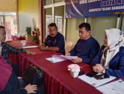 Partai Nasdem Resmi Tutup Penjaringan Bakal calon Bupati dan Bakal calon wakil Bupati Tulang bawang