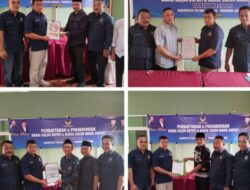 Lima Bacabup Tuba mengembalikan Berkas Pendaftaran di Partai Nasdem