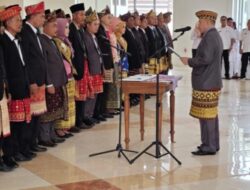 KPUD Tuba Melantik 75 PPK Pilkada 2024 