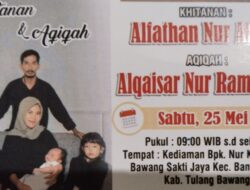 Nur Kurniawan Gelar Acara Khitanan dan Aqigah