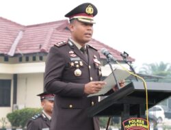 Pimpin Upacara Peringatan Hari Lahir Pancasila, AKBP James: Pancasila Harus Kita Jiwai dan Dipedomani