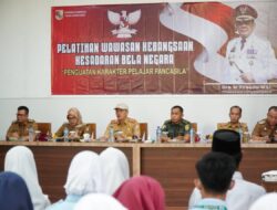 Buka Pelatihan Bela Negara Sekdakab Bagi Pelajar SMA