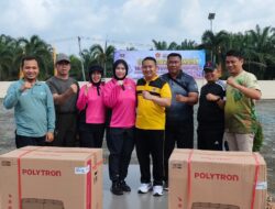 Perkuat Sinergitas TNI-Polri, Polres Mesuji Gelar Senam Bersama HUT Bhayangkara ke-78