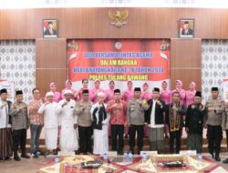 Polres Tulang Bawang Gelar Doa Bersama Lintas Agama Sambut Hari Bhayangkara Ke-78, AKBP James Terangkan Tujuannya