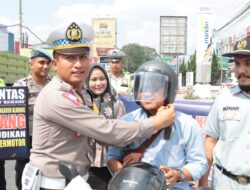 Hari Kedua Operasi Patuh Krakatau 2024, Satlantas Polres Tulang Bawang Gelar Kampanye Keselamatan