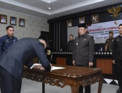 M. Firsada Lantik 7 Pejabat Pimpinan Tinggi Pratama