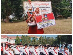 SDN 1 Panca mulya Raih peringkat Kedua Lomba Gerak jalan Dalam Hut RI ke 79