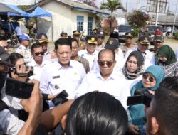 Kunker di Tubaba, Pj Gubernur Tinjau Pasar Panaragan Jaya