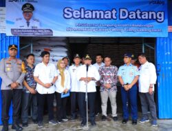 Pj Bupati Tulang Bawang Dampingi Pj Gubernur Lampung Melakukan Peninjauan Gudang Bulog