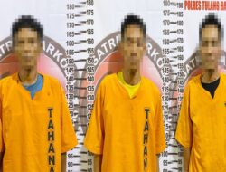 Satresnarkoba Polres Tulang Bawang Tangkap Tiga Pengedar Sabu di Dente Teladas