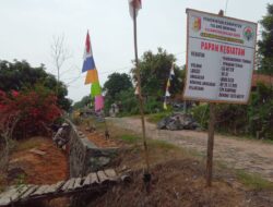 Manfaatkan DD Tahun 2024 Perkam Bawang Tirto Mulyo Membangun Tembok Penahan Tanah di RK 07 