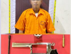 Tekab 308 Presisi Polres Tulang Bawang Ungkap Kasus Pengancaman Dengan Senpi Ilegal