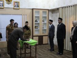 Tiga Pejabat Administrator Dinas Dukcapil Pringsewu Dilantik