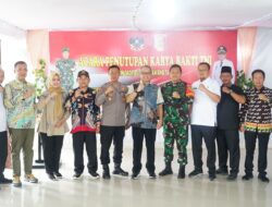 Pj Bupati Tulang Bawang Resmi Tutup Kegiatan Karya Bakti TNI Tahun 2024 Kodim 0426 Tulang Bawang