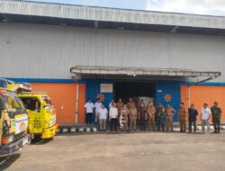 Polres Tubaba Hadiri Pelepasan Pendistribusian Bantuan Beras Pemerintah