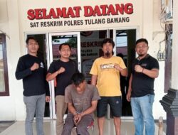 Tekab 308 Presisi Polres Tulang Bawang Tangkap Pelaku Curat