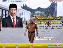 Pj Bupati Tuba Ferli Yuledi Berikan Ucapan Terima kasih Kepada Pak Jokowi Widodo