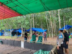Polres Tulang Bawang Gerebek Dua Lokasi Judi Sabung Ayam di Areal Perkebunan Karet