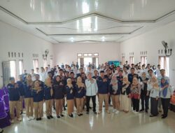 Ketua KPU Tuba Hadiri Pelantikan Dan Bimtek Anggota KPPS DiKampung Bawang Tirto Mulyo