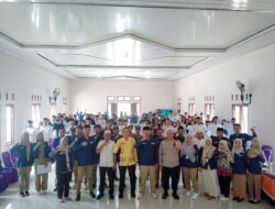 Camat Banjar Baru Hadiri Pelantikan Dan Bimtek Anggota KPPS Di Kampung Bawang Tirto Mulyo