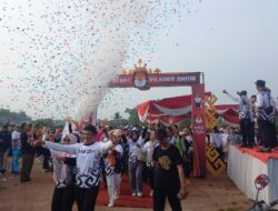 KPU Tubaba Gelar Jalan Sehat Dan Menyambut Pilkada Damai