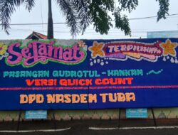 Sukses Ungguli Sang Petahanan Versi Hitung Cepat, Posko Qudrotul – Hankam Dibanjiri Papan Ucapan Selamat