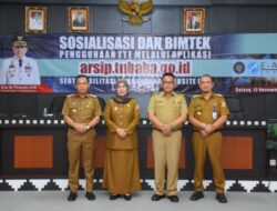 Buka Sosialisasi dan Bimtek Penggunaan TTE, Bayana Pemanfaatan Teknologi Informasi Sangat Penting