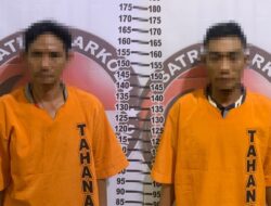 Polres Tulang Bawang Tangkap Dua Pelaku Narkoba Di Pasar Unit 2