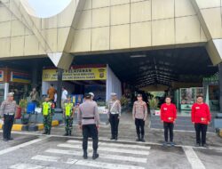 Polres Tulang Bawang Barat Menyediakan pos Pelayanan Keamanan Menyambut Tahun Baru (Nataru) 2025.