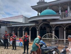 Samapta Polres Tulang Bawang Gelar Pengamanan Ibadah Sholat Jum’at, Berikut Lokasi dan Tujuannya