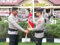 Tradisi Welcome And Farewell Parade Sambut Kapolres Tulang Bawang