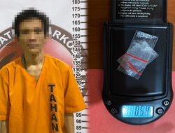 Gasak Narkoba di Kelurahan Ujung Gunung, Polres Tulang Bawang Tangkap Pria 34 Tahun