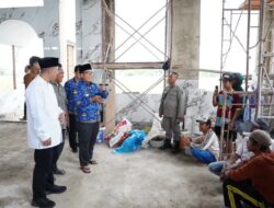 Pj. Gubernur Lampung Tinjau Pembangunan Masjid Al-Hijrah Kota Baru di Akhir Masa Jabatannya