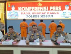 Polres Mesuji Ringkus Lima Tersangka, Kasus Pencurian Buah Sawit
