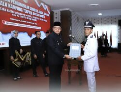 Pj Bupati Tuba Lantik Kepala Kampung Terpilih Antar Waktu