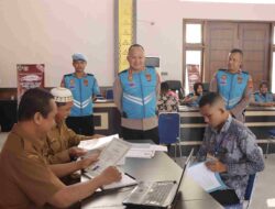 Kapolres Tulang Bawang Barat Tinjau langsung Seleksi Administrasi Awal Penerimaan Peserta Calon Anggota Polri