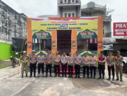 Kabag Ops Bersama PJU Polres Tulang Bawang Kunjungan di Tiga Pos Operasi Ketupat Krakatau 2025, Ini Tujuannya