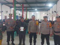 Polres Tulang Bawang Kerahkan Ratusan Personel Amankan Peringatan Jum’at Agung di 26 Gereja