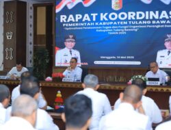 Bupati Tuba  Pimpin Rapat Koordinasi Bersama Jajaran OPD