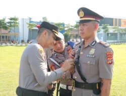 Polres Tulang Bawang Gelar Upacara Sertijab Satu Kasat dan Satu Kapolsek, Berikut Daftar Namanya