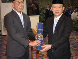 Gubernur Rahmat Mirzani Djausal Lantik Marindo Kurniawan Sebagai Sekda Provinsi Lampung