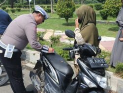 Hari Pertama Operasi Patuh Krakatau 2025, Polres Tulang Bawang Tilang 30 Pelanggar