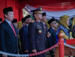 Upacara Penurunan Bendera HUT ke-80 Kemerdekaan RI di Provinsi Lampung Berlangsung Khidmat