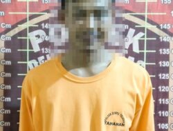 Polsek Dente Teladas Tangkap Pelaku Curanmor Saat Sedang Asyik Nonton Pertandingan Bola Volly