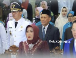 Gubernur Lampung Lantik Bupati dan Wakil Bupati Pesawaran, Bupati Tulang Bawang Hadir Beri Dukungan