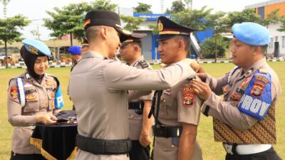 Polres Tulang Bawang Gelar Sertijab Kasat Polair dan Kapolsek, Momentum Penyegaran dan Peningkatan Kinerja